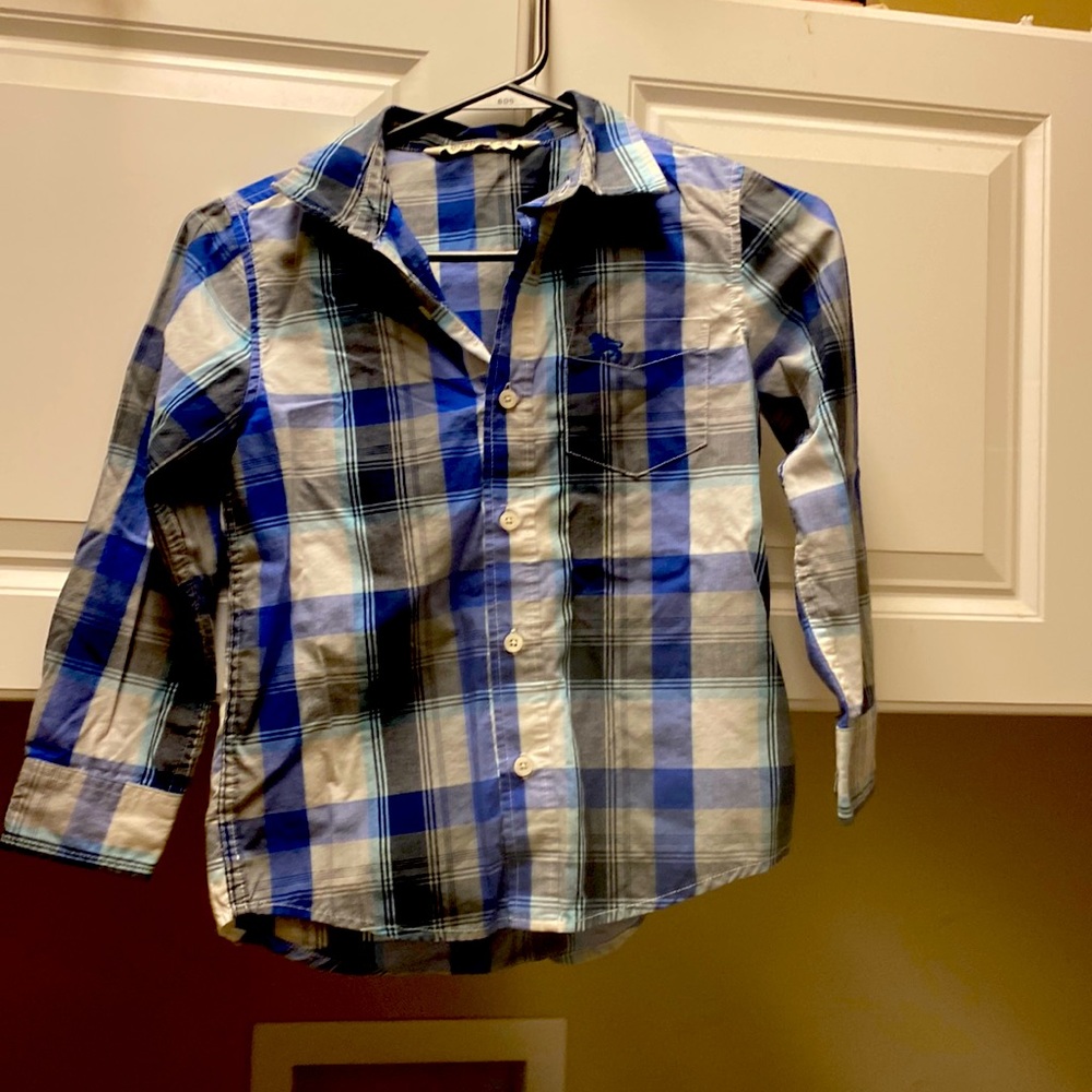 Long sleeve button up boys